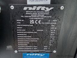 Niftylift HR21 Hybrid 4x4 MK2B Hybride, 4x4 Drive, 21m Worki