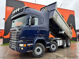 Scania R 580 8x4 RETARDER / FULL STEEL / BOX L=5576 mm