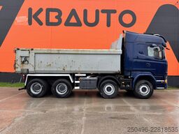 Scania R 580 8x4 RETARDER / FULL STEEL / BOX L=5576 mm