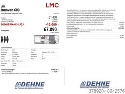 LMC Innovan 600 180 PS Automatik / Sie sparen 16.000