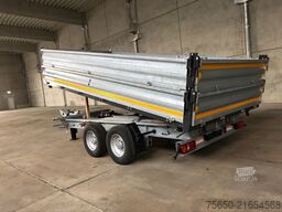 Möslein TTD11- BA Verzinkt  neuer Tandem 3- Seitenkipper Tiefladermit Bordwand- Aufsatz-- Neufahrzeug --