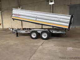 Möslein TTD11- BA Verzinkt  neuer Tandem 3- Seitenkipper Tiefladermit Bordwand- Aufsatz-- Neufahrzeug --