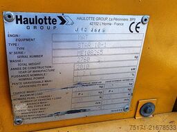 Haulotte STAR 10 Electric, 10m Working Height, 3m Reach, 20