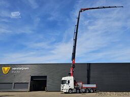 Scania R590 V8 8x2 / HMF 9520 - JIB - WINCH / TRACTOR