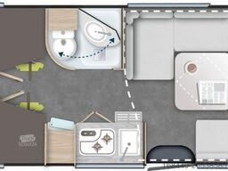 CHAUSSON Teilintegriert Titanium Line 627 Arctic/Hubbett