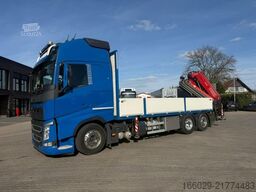 VOLVO FH 500 6x2 Container Pritsche Fassi F455 Kran