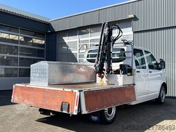VW Transporter 2.0 TDI L2H1 DC Euro 6 Hiab 013T La...