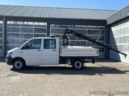 VW Transporter 2.0 TDI L2H1 DC Euro 6 Hiab 013T La...