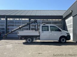 VW Transporter 2.0 TDI L2H1 DC Euro 6 Hiab 013T La...