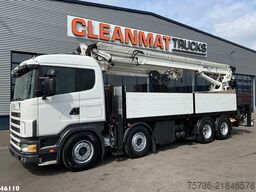Scania R 144 8x4 Retarder MKG Dachdecker Kran