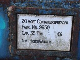 NV Hoistpartner 20 ft container spreader Cap. 35 T