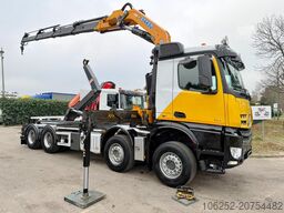 Mercedes-Benz AROCS 4143 8X4 ABROLLKIPPER + KRAN EFFER 395 4S...