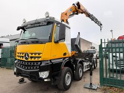 Mercedes-Benz AROCS 4143 8X4 ABROLLKIPPER + KRAN EFFER 395 4S...