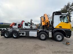 Mercedes-Benz AROCS 4143 8X4 ABROLLKIPPER + KRAN EFFER 395 4S...