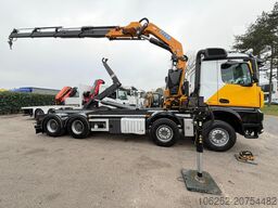 Mercedes-Benz AROCS 4143 8X4 ABROLLKIPPER + KRAN EFFER 395 4S...