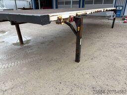 Krone 7,82m Baustoff Brücken Zurringe Kranbar