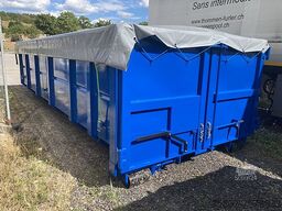 Other 23 cbm Rollplane Kornschieber enzianblau 6m