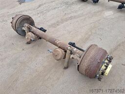 SAF TRAILER AXLE DRUM SINGLE TIRE.