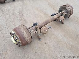 SAF TRAILER AXLE DRUM SINGLE TIRE.