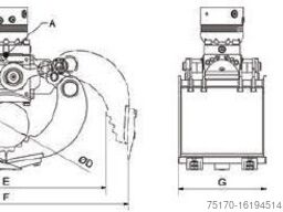 DMS SG22090 inkl. Rotator Sortiergreifer / NEU