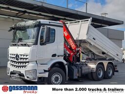 Mercedes-Benz Arocs 3348 K 6x4, Kran Fassi F255A.2.24,