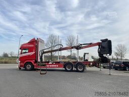 Scania R730 Woodtransport / 6x4 / Hiab Crane / Retarde...