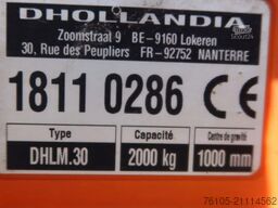 MAN TGL 12.250 Bakwagen + Laadklep DHollandia 2000 kg