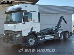 Renault T 480 6X2 Meiller RS21 70 containersystem Lift+...