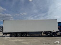 Schmitz Cargobull box semi-trailer with Carrier refrigeration unit.