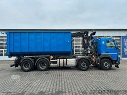 VOLVO 450 8x4 Abrollkipper MEILLER Kran PENZ 17L8.50R