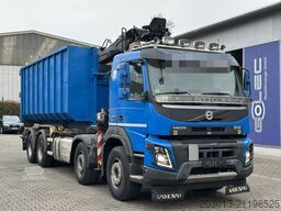 VOLVO 450 8x4 Abrollkipper MEILLER Kran PENZ 17L8.50R