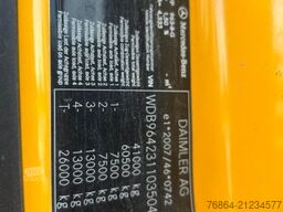 MERCEDES-BENZ AROCS 4151, 8X4 MEILLER-GESTEINSKIPPER, EURO 6, BORDMATIK, RETARDER, BLATT-BLATT