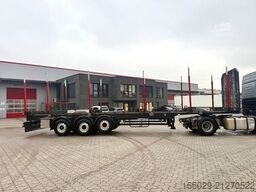 SCHWARZMÜLLER Holz Auflieger mit Schemel und Rungen TÜV NEU