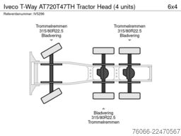 Iveco T-Way AT720T47TH Tractor Head (4 units)