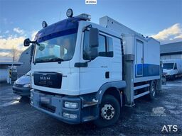 MAN TGM 15.250 bucket truck with 18 m working height –