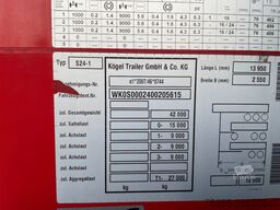 Kögel SN 24 Tautliner / Coil / SAF / Disc / Liftaxle ...