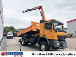 Mercedes-Benz Actros 1832 AK 4x4, Winterdienstaustattung, Kran