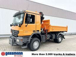 Mercedes-Benz Actros 1832 AK 4x4, Winterdienstaustattung, Kran