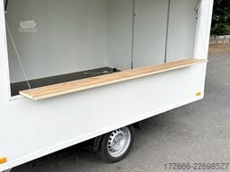 Andere VK 15302023 | WEISS | GASTÜR 300x200x230CM 1500KG VERKAUFSANHÄNGER