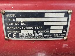 Takeuchi TB 2150R CV