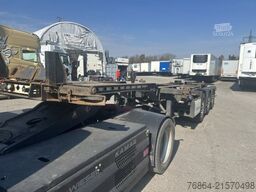 KRONE SD CONTAINERCHASSI 1X20FT, 2X20FT , 1X40FT, 1X30FT,1X45FT ALU-FELGEN, ADR TAUGLICH SLIDER, MULTI