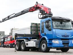 RENAULT Lander 410 6x4 Kipper Kran Fassi Funk Retarder