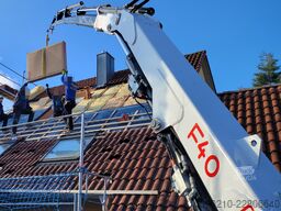 Klagie Fahrzeugbau Krananhänger mit Fassi F40