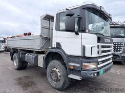 SCANIA P124 CB 4X4 DREISEITENKIPPER*1998*EURO2*