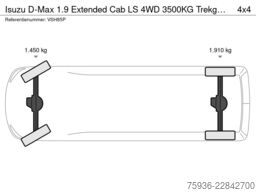 Isuzu D-Max 1.9 Extended Cab LS 4WD 3500KG Trekgewich...
