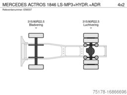 MERCEDES ACTROS 1846 LS-MP3+HYDR.+ADR