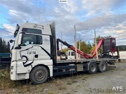 MAN TGX 26.640 Timber Truck with Cranab Crane