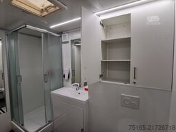 Rosemeier VE Badanhänger mit WC - silver H Toilettenanhänger