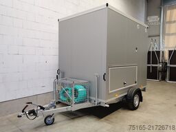 Rosemeier VE Badanhänger mit WC - silver H Toilettenanhänger