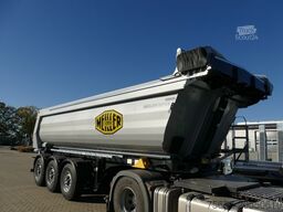 MEILLER 3-achs Stahlm. mit E-Verdeck u. hydr. Heckklappe